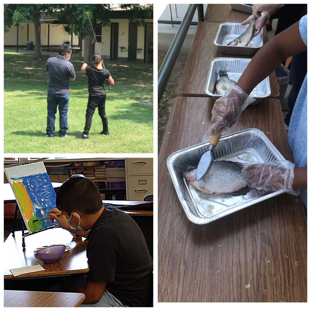 FUSD_Phoenix's tweet photo. Connection before content! Find something they love and “reel” them in! 🎣 https://t.co/TlGUWWCawH