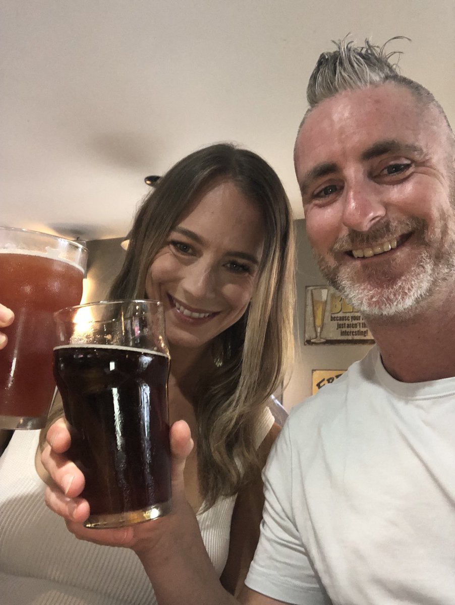 Enjoying a nice 🍺 while on holidays at Mont Tremblant