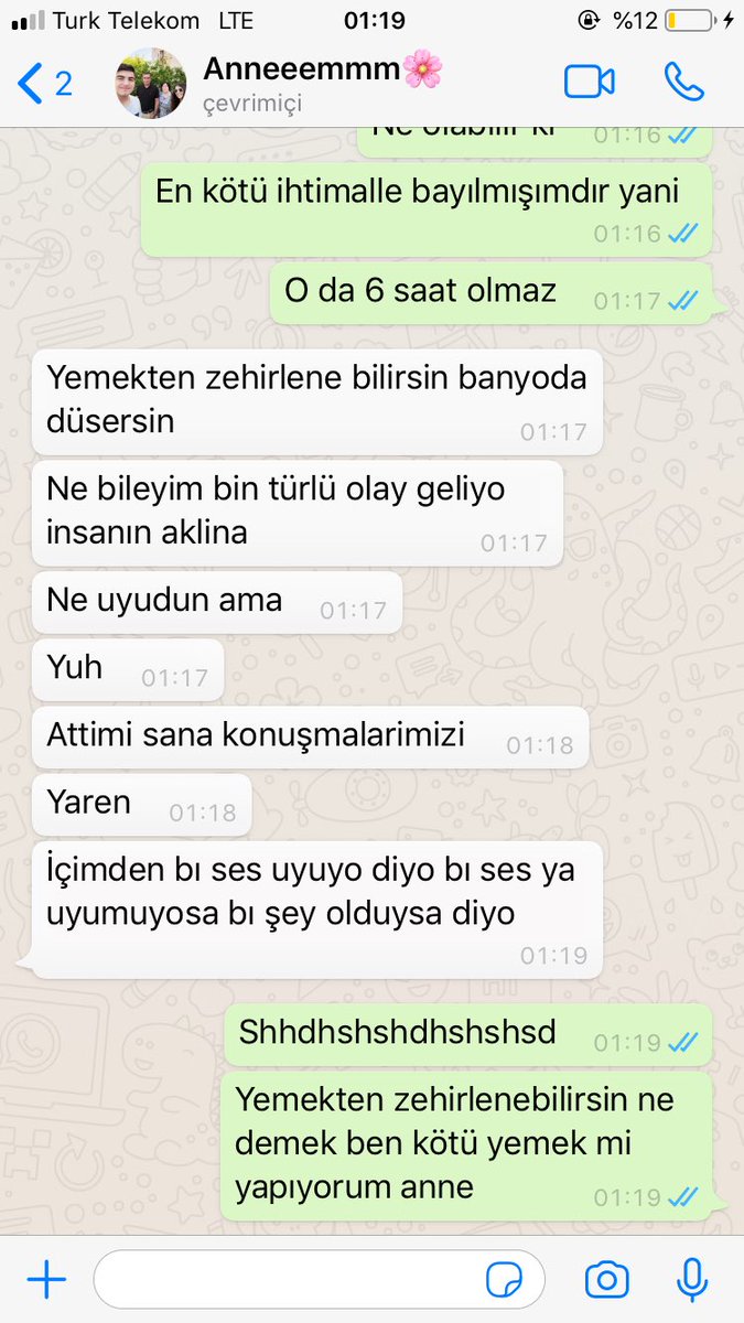 buseebrrfin's tweet photo. 2 annem olması beni biraz korkutuyo felaket senaryolarına bak https://t.co/X9leOtub74