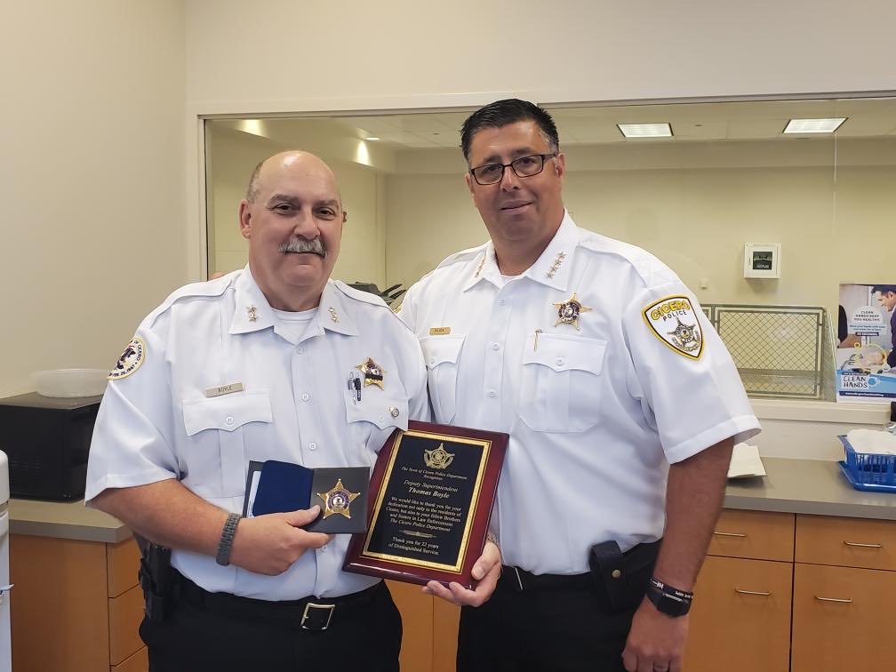 Cicero Police Dept on Twitter "Congratulations to Deputy Superintendent Boyle on your