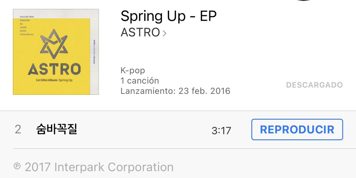 YandreaBuenoH's tweet photo. Celebremos los 2000 días comprando Hide & Seek en iTunes
#아스트로_아로하_같이걸어온_이천일
#아스트로 • #ASTRO offclASTRO
#spring_up #astro2000 https://t.co/GPIPbpSYs4