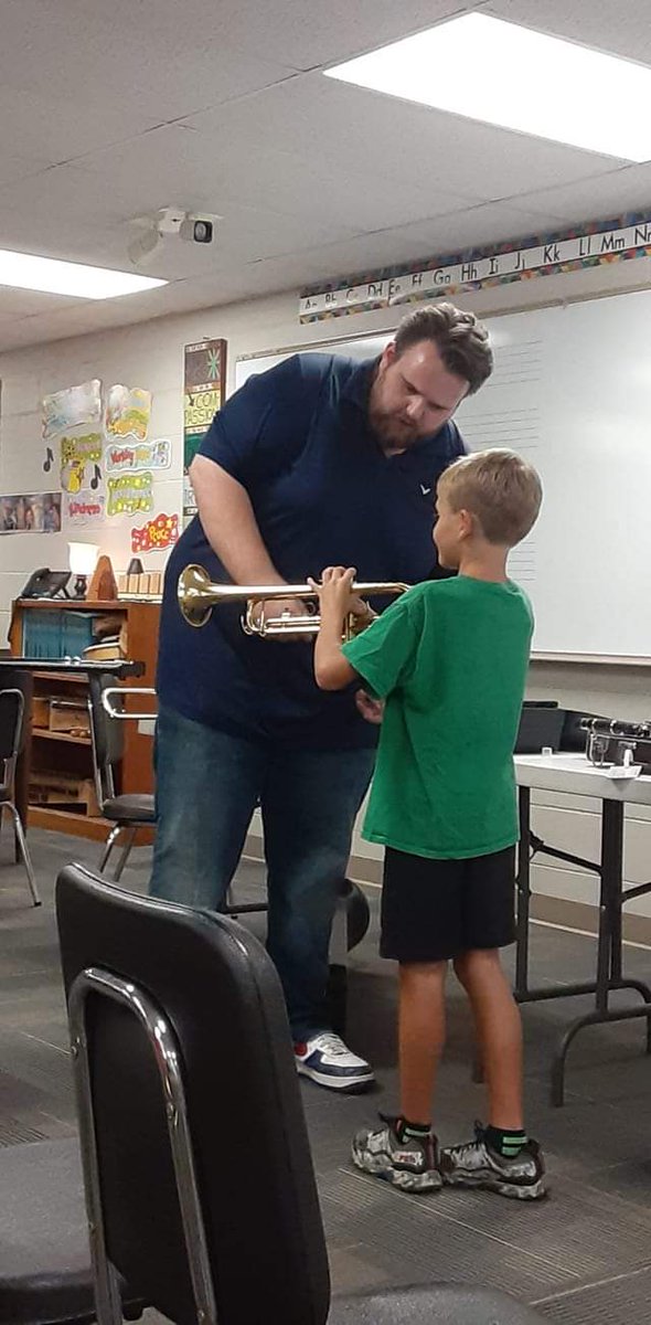 GregWal15941886's tweet photo. We are gonna start off with trumpet. https://t.co/NEN5qn6nSg