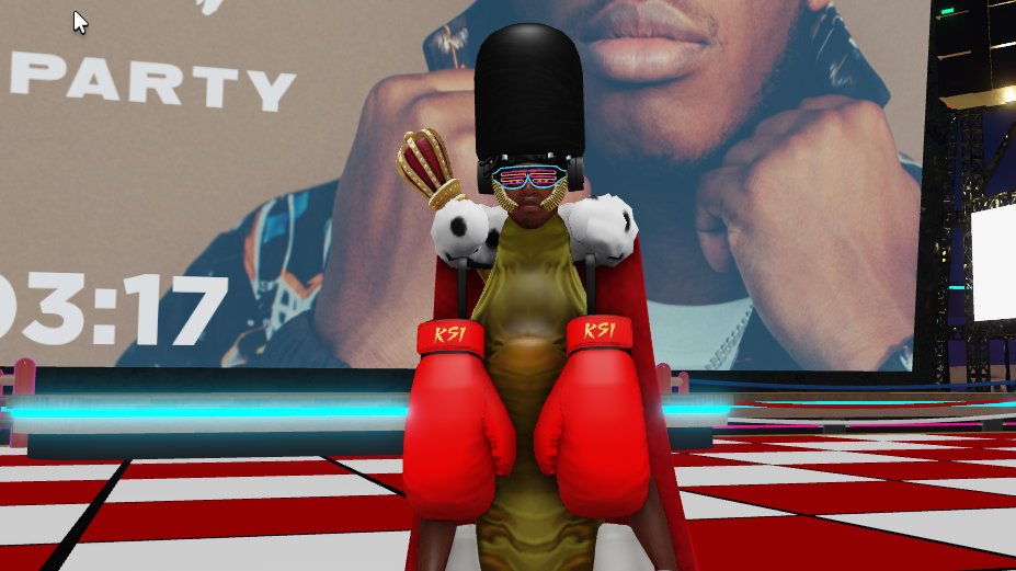 Kreekcraft On Twitter Walking Up To The Ksi Roblox Concert Like