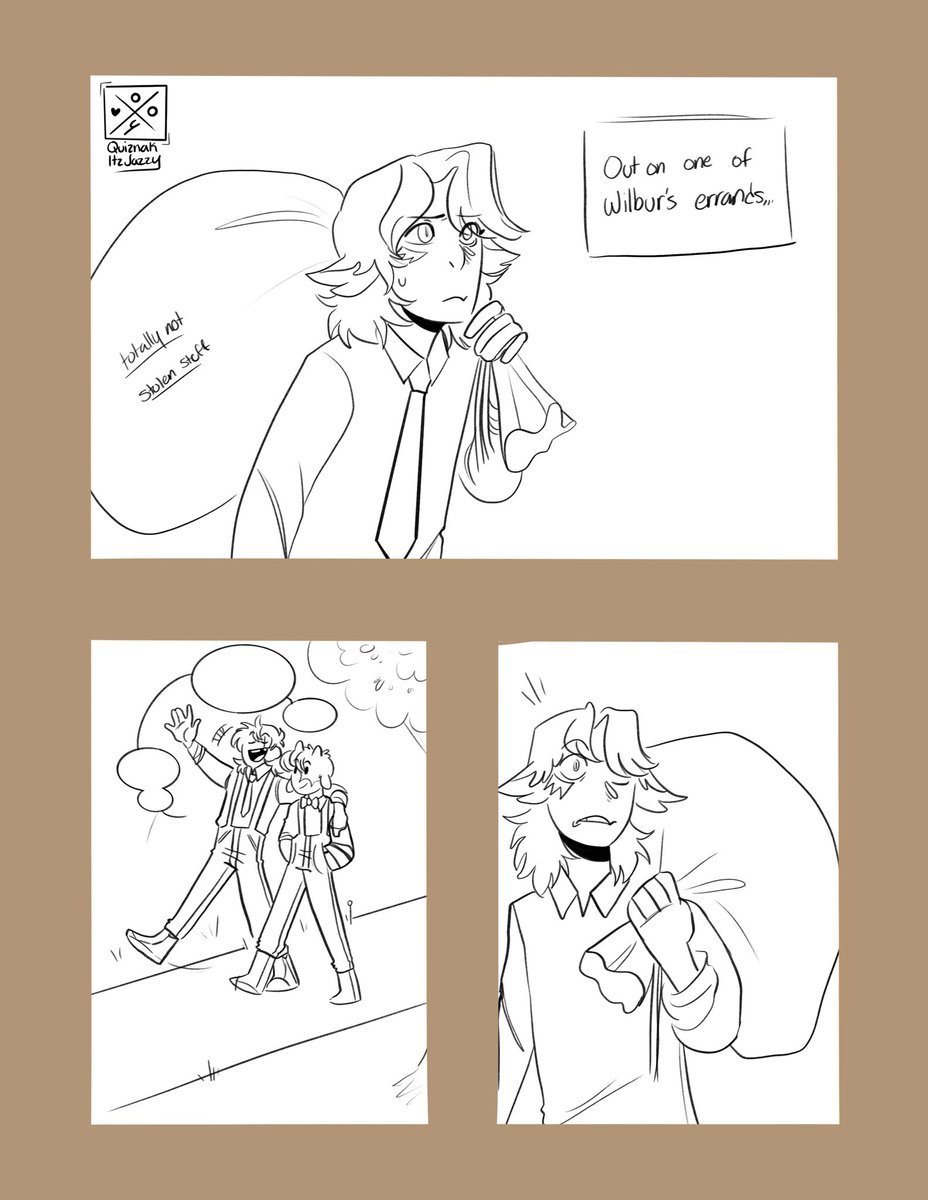 First part of a comic imma start working on about the cookie duo :D
[currently doing line-art, gonna try doing this in my simpler style]
Will it be angsty? Sorta,,, so stay tuned!!!!! 