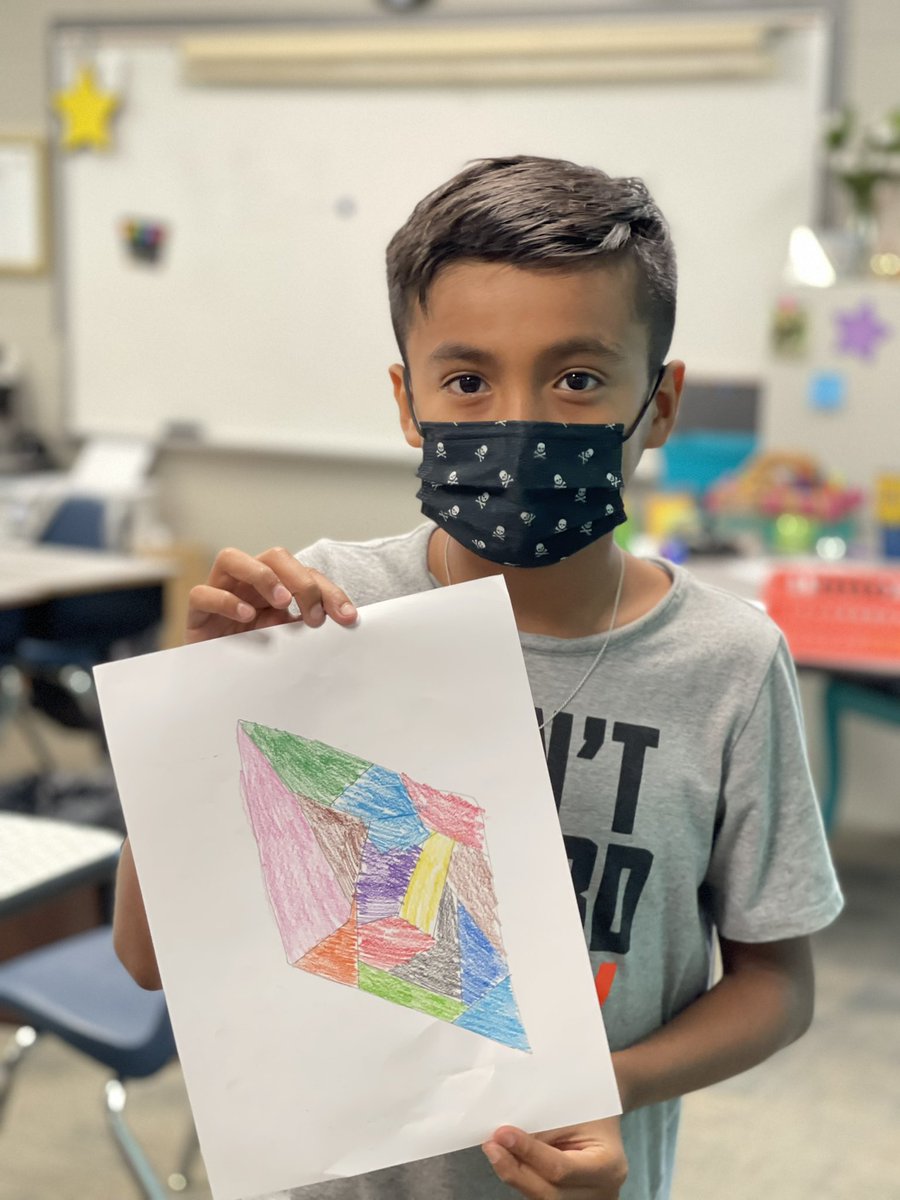 It was only the “Fourth day of Fourth Grade”!! To celebrate my fourth grade STARS worked in teams of 4 to collaborate on 4 ways to show kindness. We ended our celebration with drawing our favorite 4 sided shape! <a href="/HumbleISD_SWE/">Summerwood Elementary</a> #Stars ⭐️💫