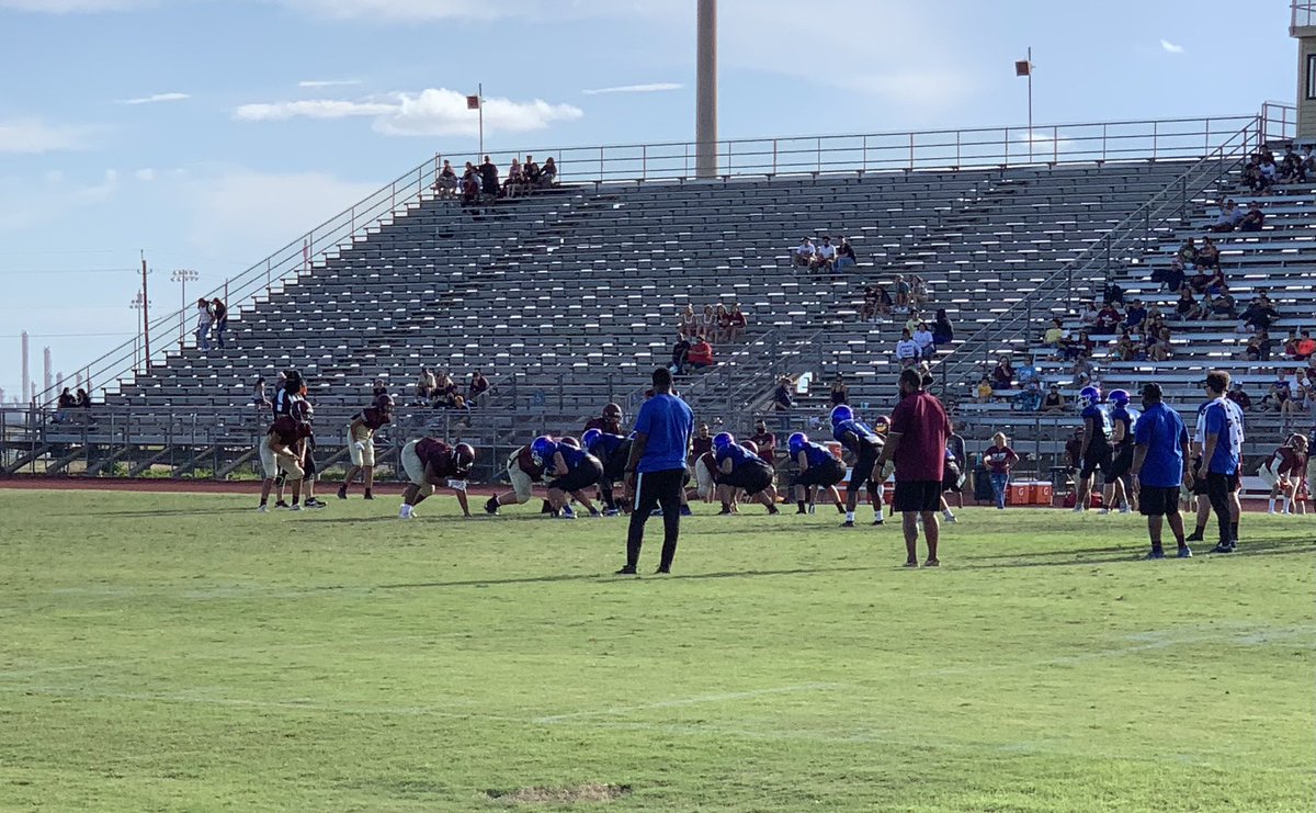 Warrior Defense facing the Bay City Black Cats 🏈™️🏈
