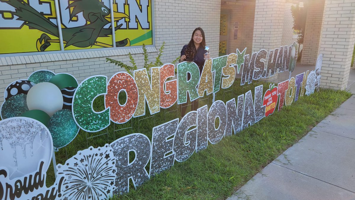 JenHanRealtor's tweet photo. @SeguinElem @McAllenISD @CityofMcAllen so blessed and honored to represent Seguin Roadrunners, McAllenISD and Region 1! We make dreams come true! 💛💚 https://t.co/BESU1QORSW
