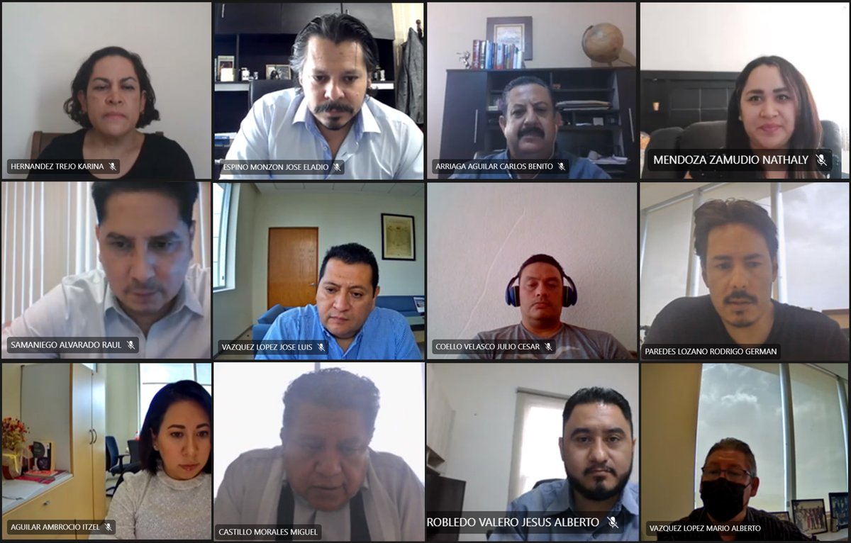 INECoahuila's tweet photo. El día de hoy, Vocales Ejecutivos/as de las Juntas Distritales y de la Junta Local del @INECoahuila participaron en una reunión de trabajo con el fin de coordinar actividades institucionales como la Credencialización, la Consulta Infantil y Juvenil 2021, entre otras. https://t.co/ChKs8TCzha