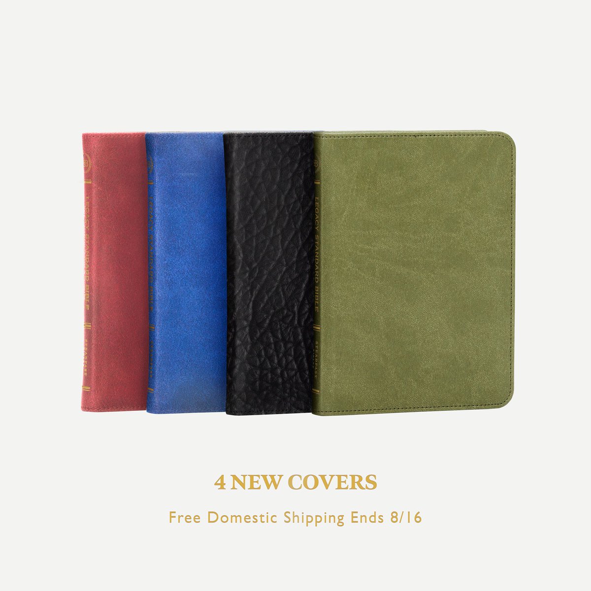 StandardBible's tweet photo. We are happy to announce that our LSB NT with Psalms and Proverbs will be back in stock in a few months and is currently available for pre-order! New covers available in Olive Faux Leather, Patina Blue or Red Cowhide, and Rhytide Black Cowhide.
https://t.co/LUUi4ShwTJ
#LSBible https://t.co/07psoHiun1