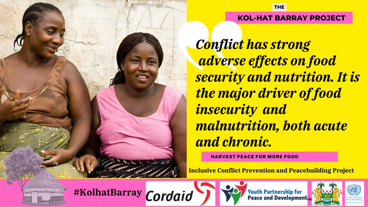 yppdorg's tweet photo. Young people especially women, remain grossly impacted by food insecurity and conflicts. We can make a shift by harvesting peace for people and their communities. #KolhatBarrayProject #PeaceHut https://t.co/vomlMHHUKa