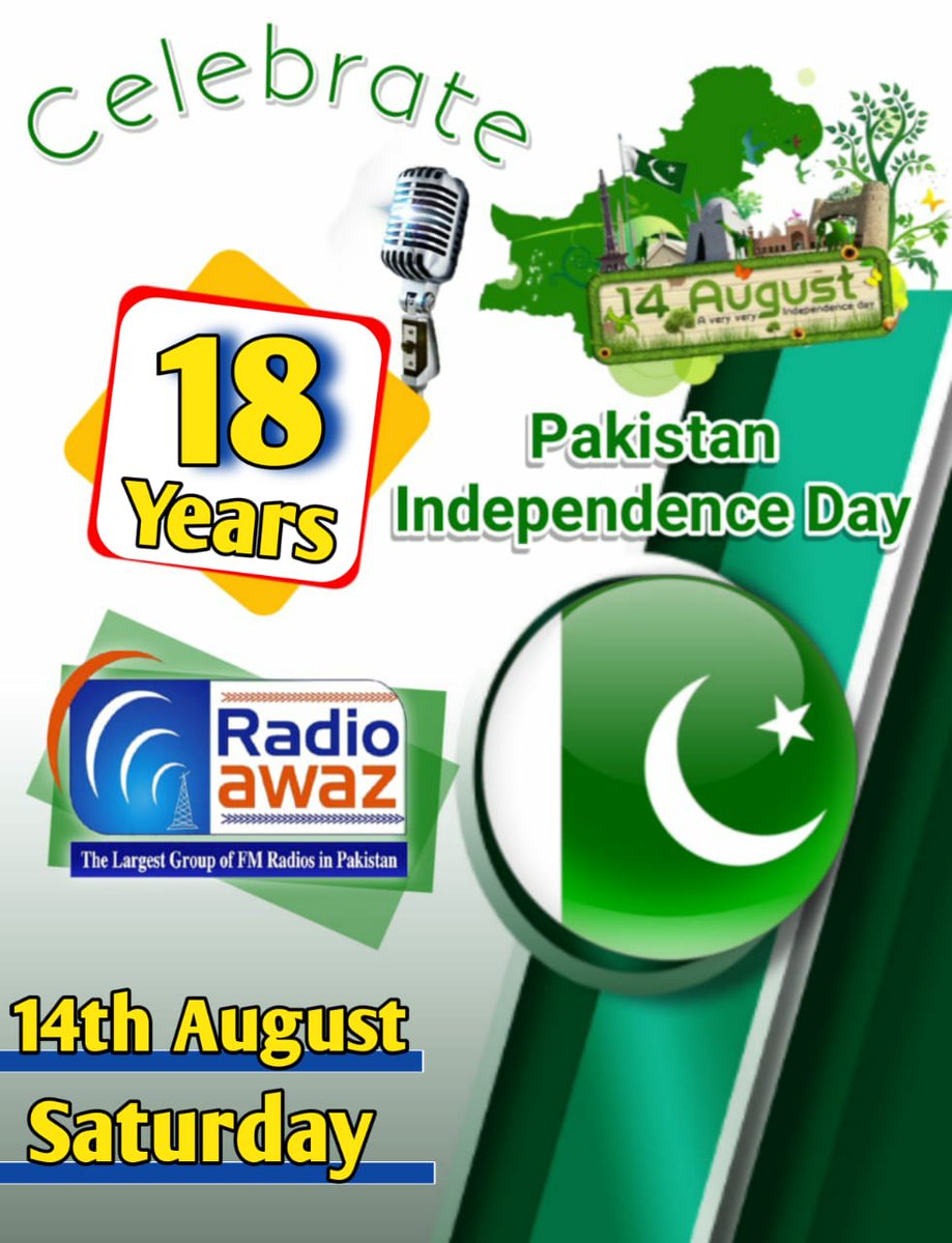 #PakistanZindabad #RadioAwazFM #14August #IndependenceDay #Pakistan