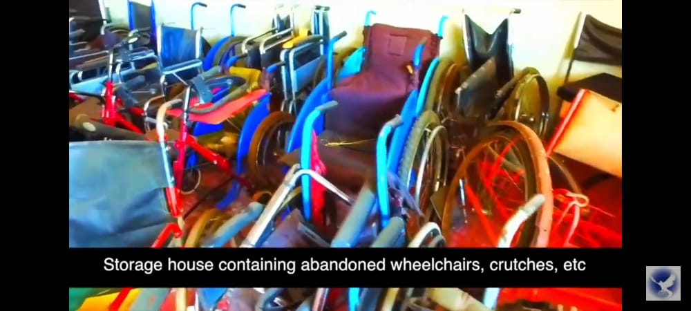 GraceSemenye's tweet photo. This is not a second hand store for disability aids.

These are organic testimonies of The Power of THE BLOOD OF JESUS. 

Each aid is a testimony that has transformed lives of individuals, families,  communities and a nation.

#TreasureInJesus https://t.co/NRtPF9xreR