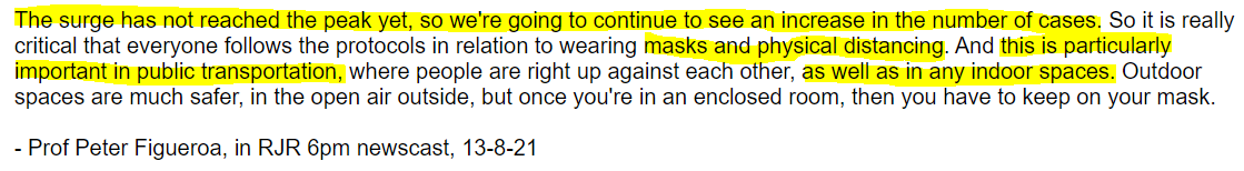 suezeecue's tweet image. I heard a couple of clips of Prof Peter Figueroa on @rjrnews earlier this evening. "The surge has not reached the peak yet..." Please act accordingly. 1/2 #masks #distancing #COVID19 #Jamaica