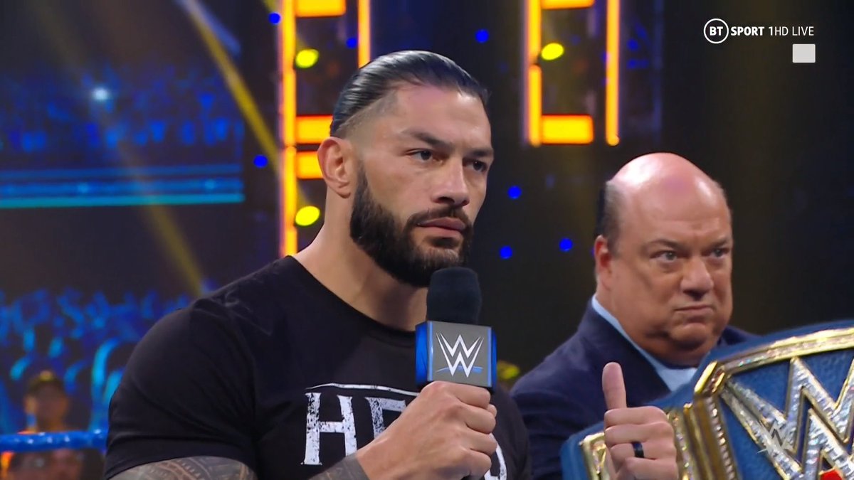 "I'm gonna smash you, I'm gonna retain this title! This might be the last time we get John Cena again!"

#SmackDown