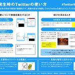 災害時にtwitterを活用して、命の危険からみを守ろう!