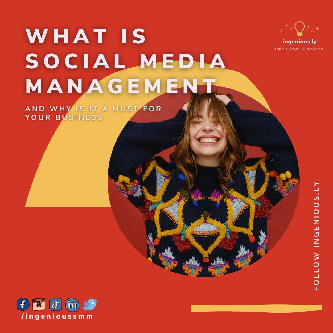 ingeniousSMM's tweet image. 𝐖𝐡𝐚𝐭 𝐢𝐬 𝐒𝐨𝐜𝐢𝐚𝐥 𝐌𝐞𝐝𝐢𝐚 𝐌𝐚𝐧𝐚𝐠𝐞𝐦𝐞𝐧𝐭 (𝐚𝐧𝐝 𝐰𝐡𝐲 𝐢𝐬 𝐢𝐭 𝐚 𝐦𝐮𝐬𝐭 𝐟𝐨𝐫 𝐲𝐨𝐮𝐫 𝐛𝐮𝐬𝐢𝐧𝐞𝐬𝐬) 🧐
Answers are here 👉🏻 snip.ly/kczpgf

#socialsaturday #igenioussmm #whatissmm #whysmm #whysmmiseffective #benefitsofsmm #importanceofsmm