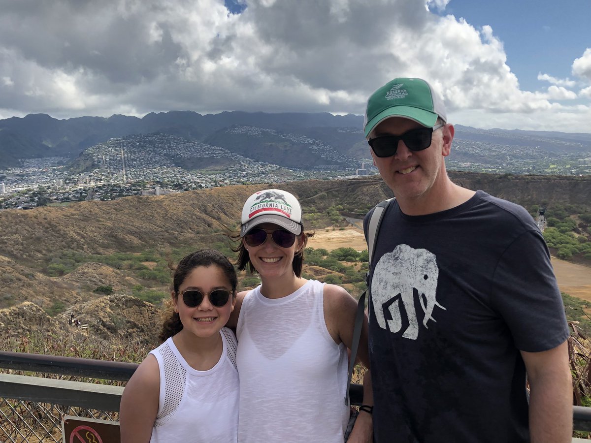 Several days ago we hiked #DiamondHead in Oahu.   Very cool experience. Would like to go back and try running up and down.  Maybe one day!