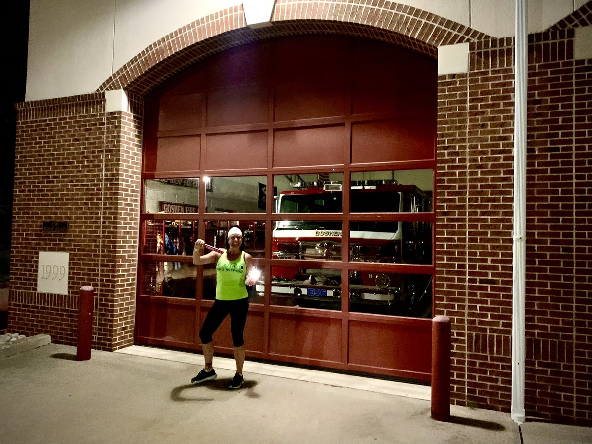 Run2Respond's tweet image. Tanya headed out on the #run2respond relay, stage 139. Let the night runs begin!