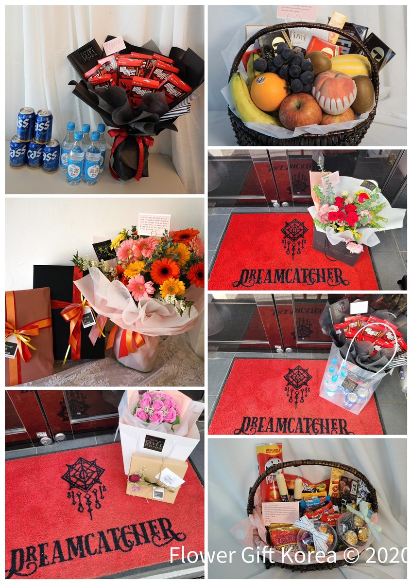 flowergiftkorea's tweet photo. Here our latest delivery gifts to one of the talented girl groups the Dreamcatcher (드림캐쳐). It consists of 7 members: JiU, SuA, Siyeon, Handong, Yoohyeon, Dami, and Gahyeon.
They are currently under Dreamcatcher Company.
#flowergiftkorea
#korea #seoul #flower #yangjae https://t.co/fjPOUcoRUZ