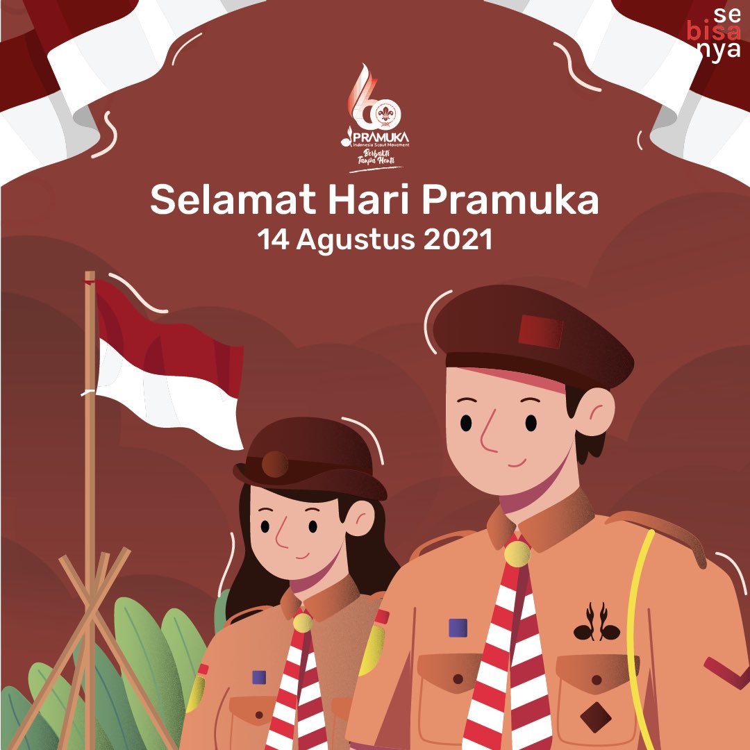 Selamat Hari Pramuka 2021. Satyaku kudarmakan, darmaku kubaktikan. Semoga kiprah Pramuka semakin bermanfaat untuk sesama.