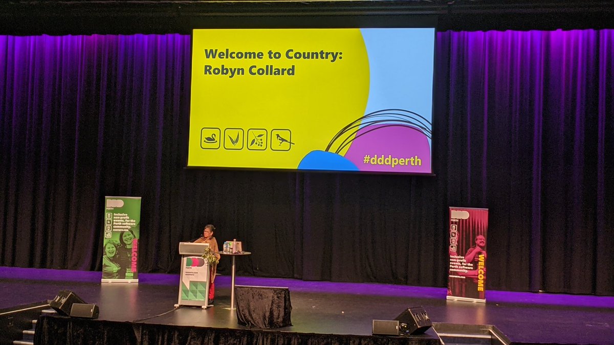 Thanks Robyn Collard and #DDDPerth for providing such an engaging welcome to country. 🌄