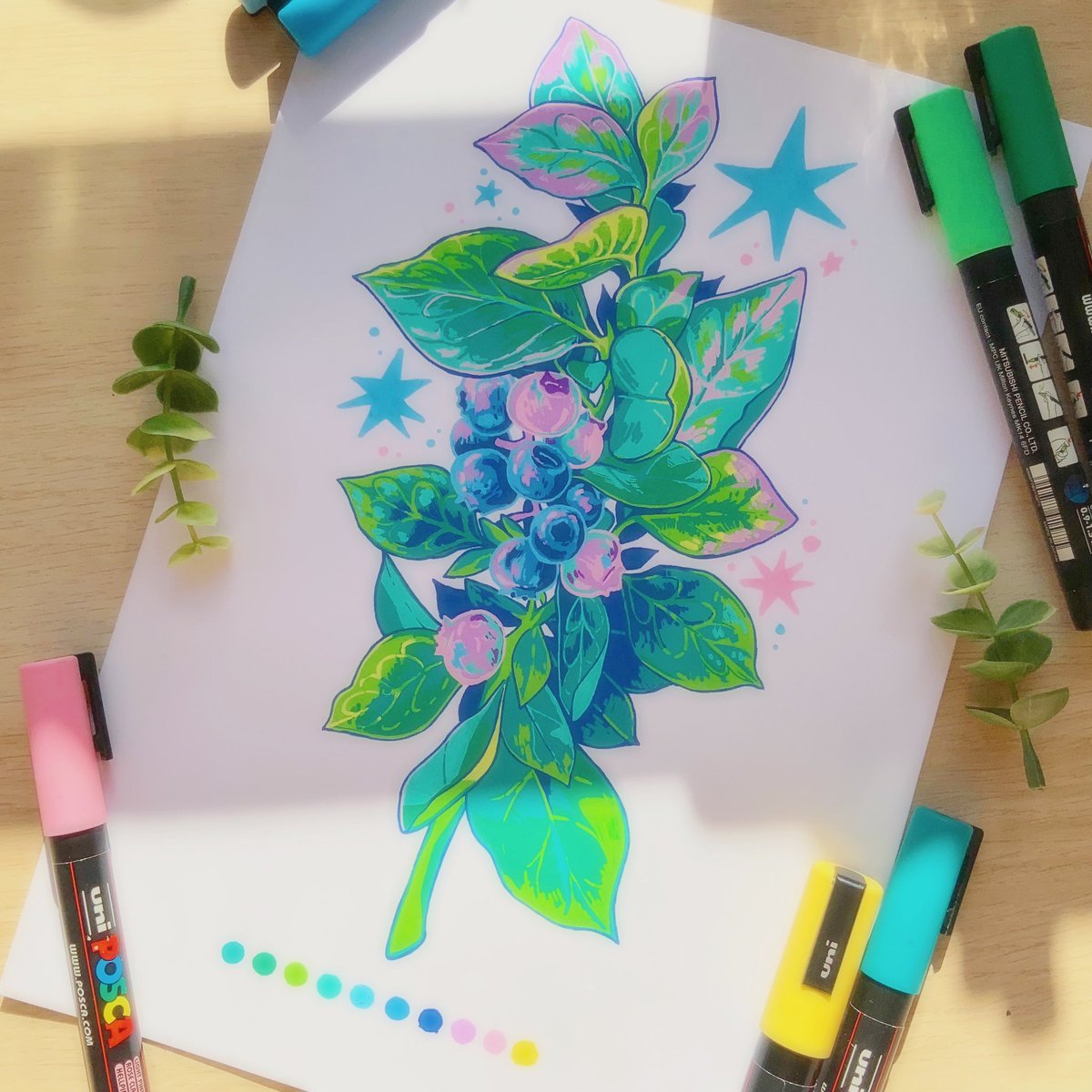 Lanajay_art's tweet photo. Bluebs ✨🌿 https://t.co/shASMnBOPS