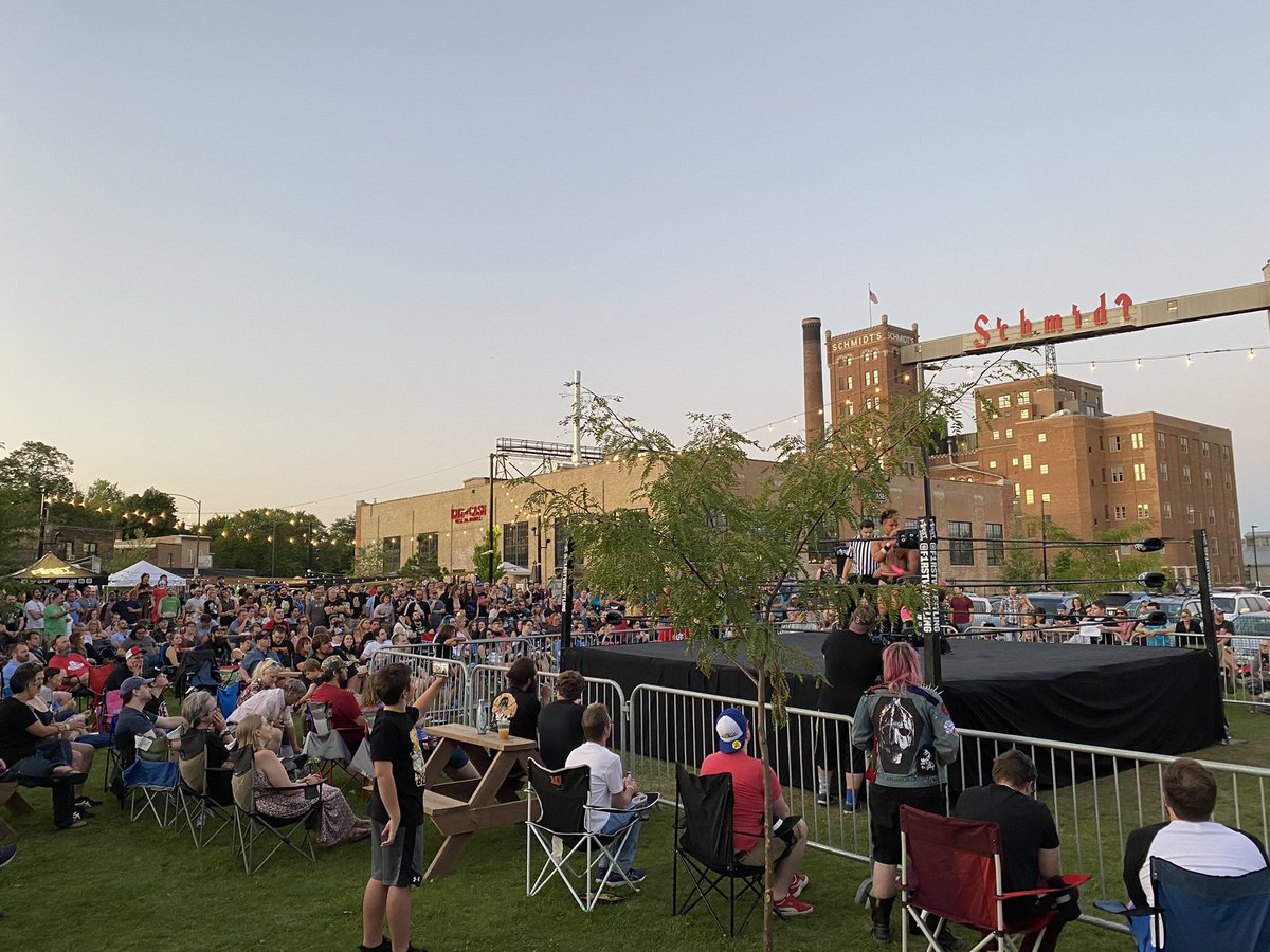 What a great place for a wrestling show. <a href="/clutchbrewco/">Clutch Brewing Co</a> <a href="/kegandcase/">Keg and Case Market</a> <a href="/f1rstwrestling/">F1RST Wrestling</a> #F1RSTNIGHTMARE