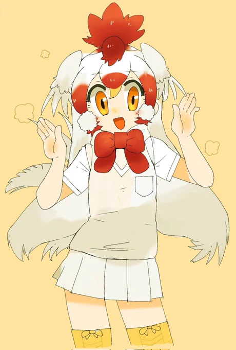 過去絵のニワトリちゃん 