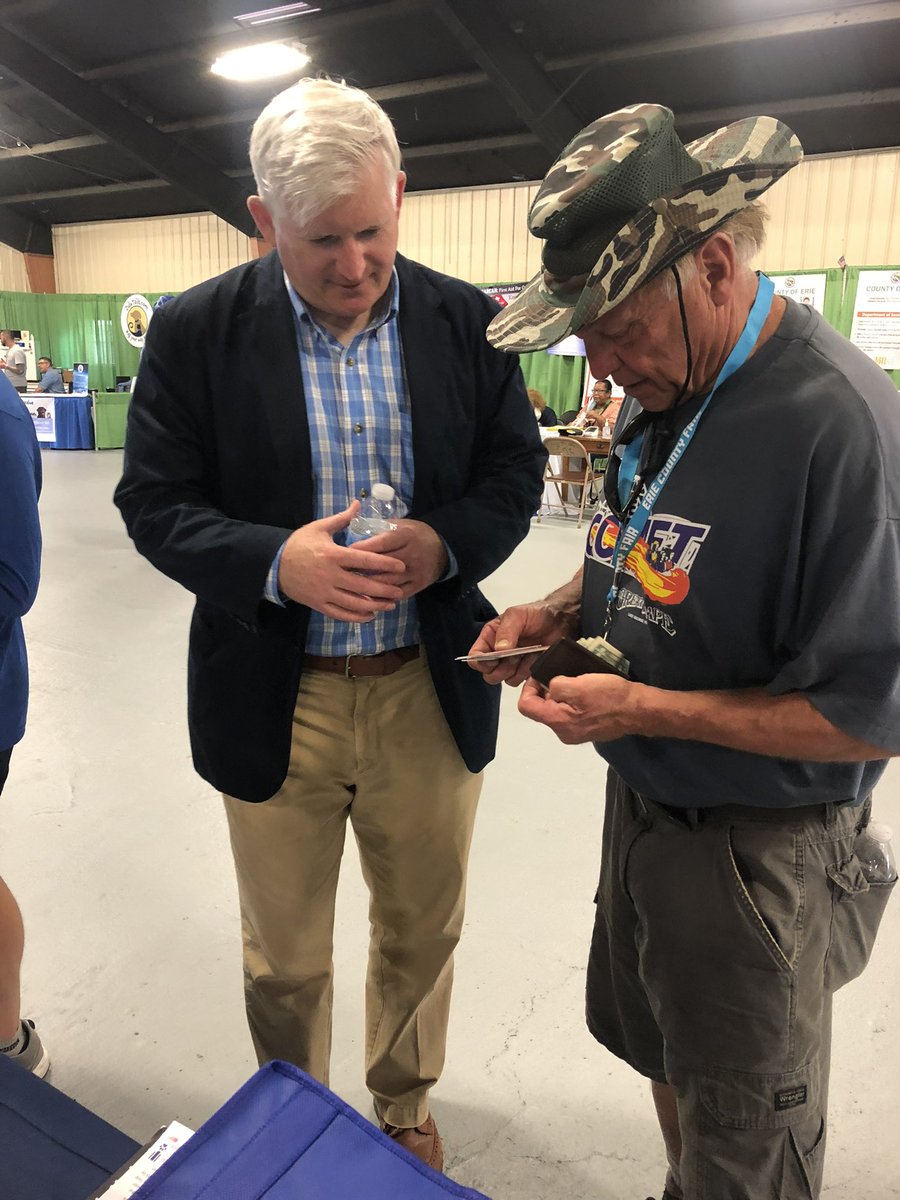 The <a href="/ErieCountyClerk/">Erie County Clerk Mickey Kearns</a>’s Office is <a href="/ErieCountyFair/">Erie County Fair</a> to provide you with information on #Passports, #ThankAVet, #DMV, #REALID #DBAs &amp; more so you can get your business done!

The #ClerkOnTheGo Team is in the Market Place!

#ReadyReserveRenew #Buffalo #ErieCountyNY #FunWOW #The716