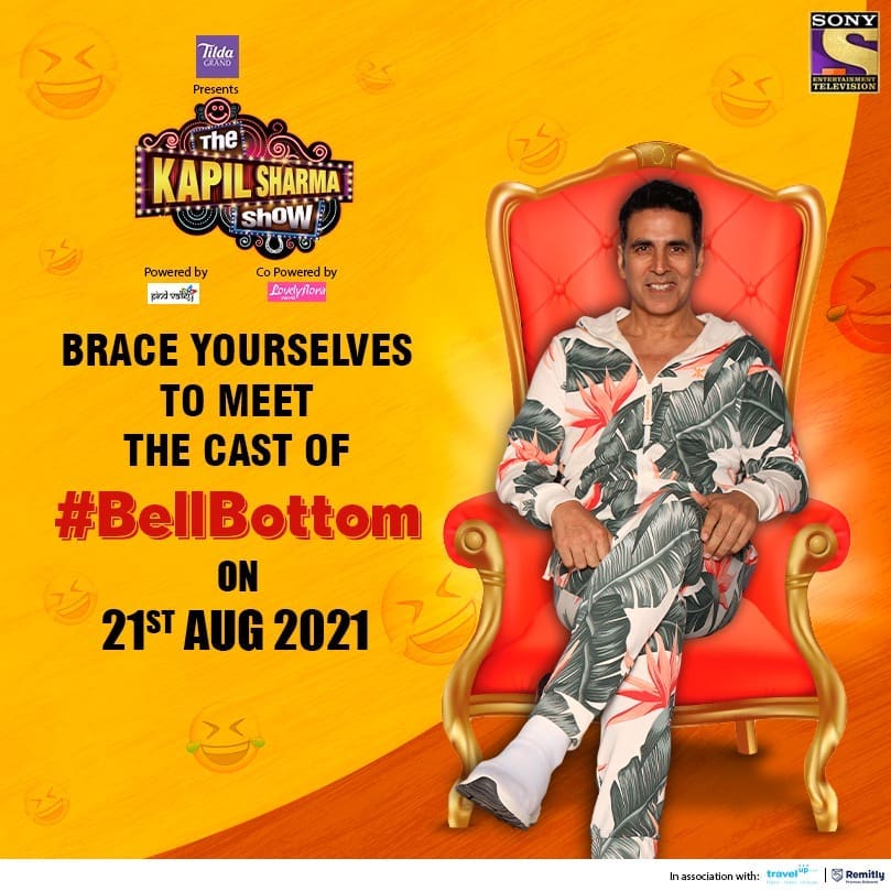 GauravAkshay16's tweet photo. Watch @akshaykumar sir and team #BellBottom on 😍 #TheKapilSharmaShow on 21st August 2021 #AkshayKumar @KapilSharmaK9 #KapilSharma #KapilSharmaShow #5daystobellbottom 😎 #bellbottomincinemasaug19 #bellbottomin3d #SonyTV #SonyLIV
#Akkians #GauravAkshay #bellbottom3d #Akki https://t.co/lJEYRGkBYs