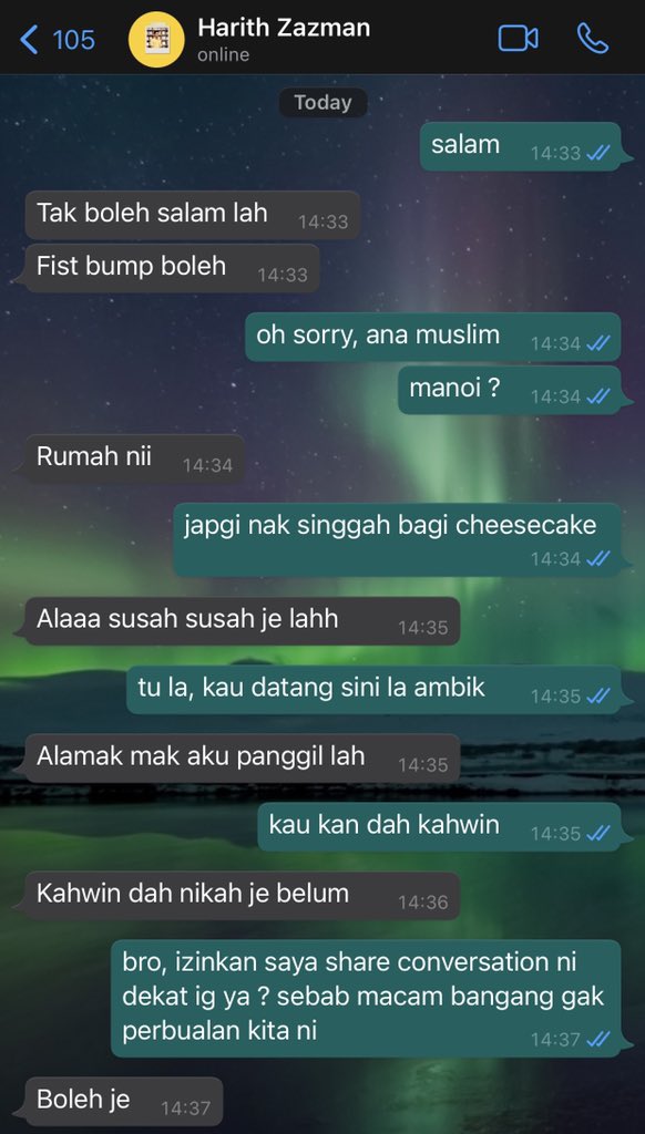 farhanmzln's tweet photo. Mintak izin nak share dekat IG je, aku share dekat sini sekali, padan muka dia.. https://t.co/UYsalhTcwE