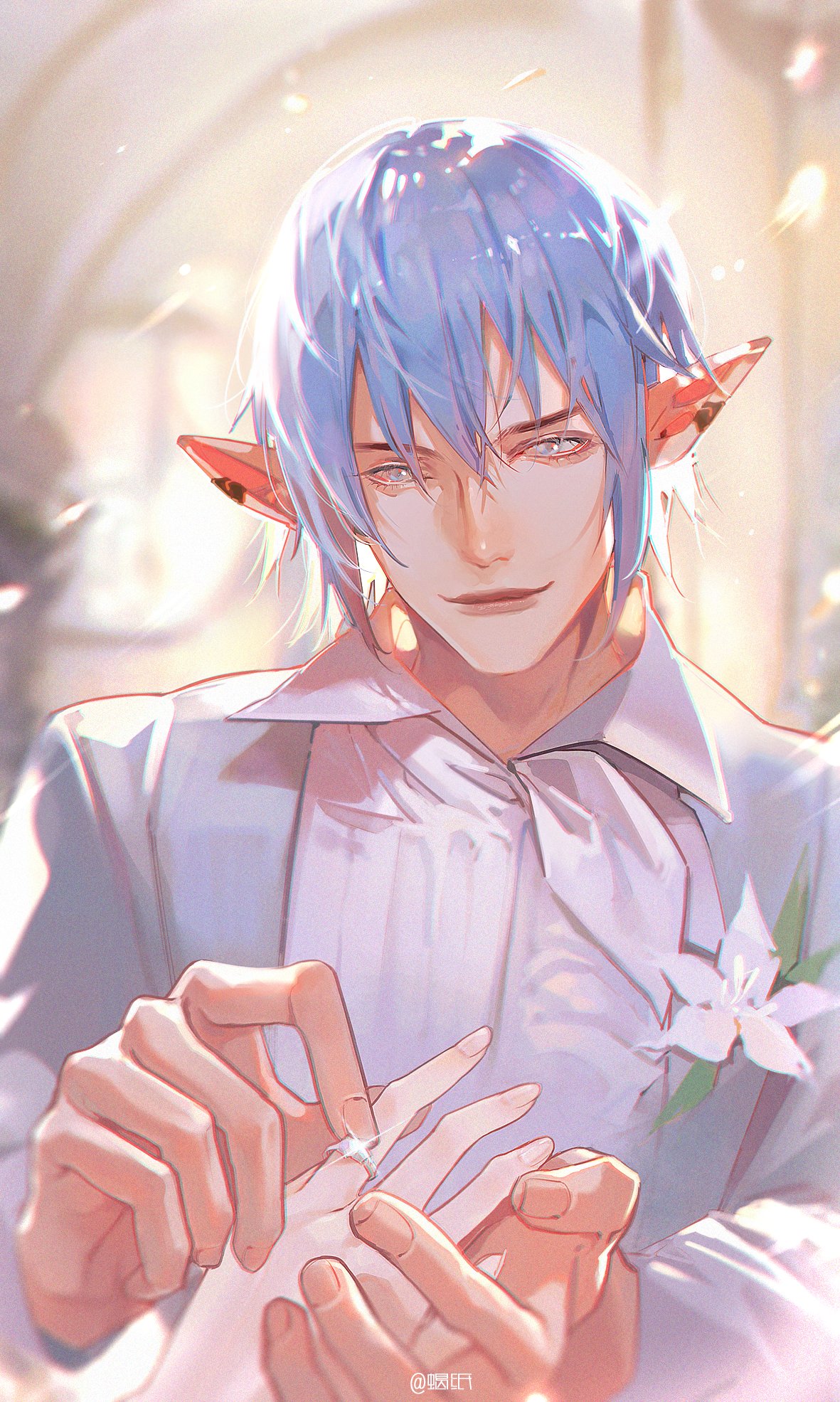 蝎纸on Twitter Ffxiv Ffxivart Haurchefant The Wedding 奥尔什方你欠我的婚礼什么时候还 T Co Emf4oc0s8a Twitter