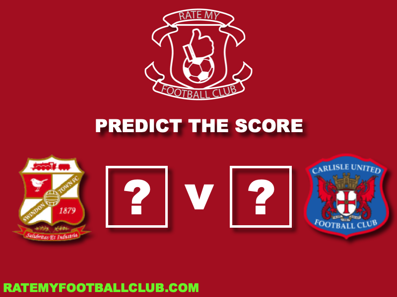 RateSwindonTown's tweet photo. 1st home game of the season. Going to be a massive game!

🔲🆚🔲 Enter your predictions 👉 https://t.co/xyz0JOGJhT

#STFC https://t.co/h0zETuCb4y