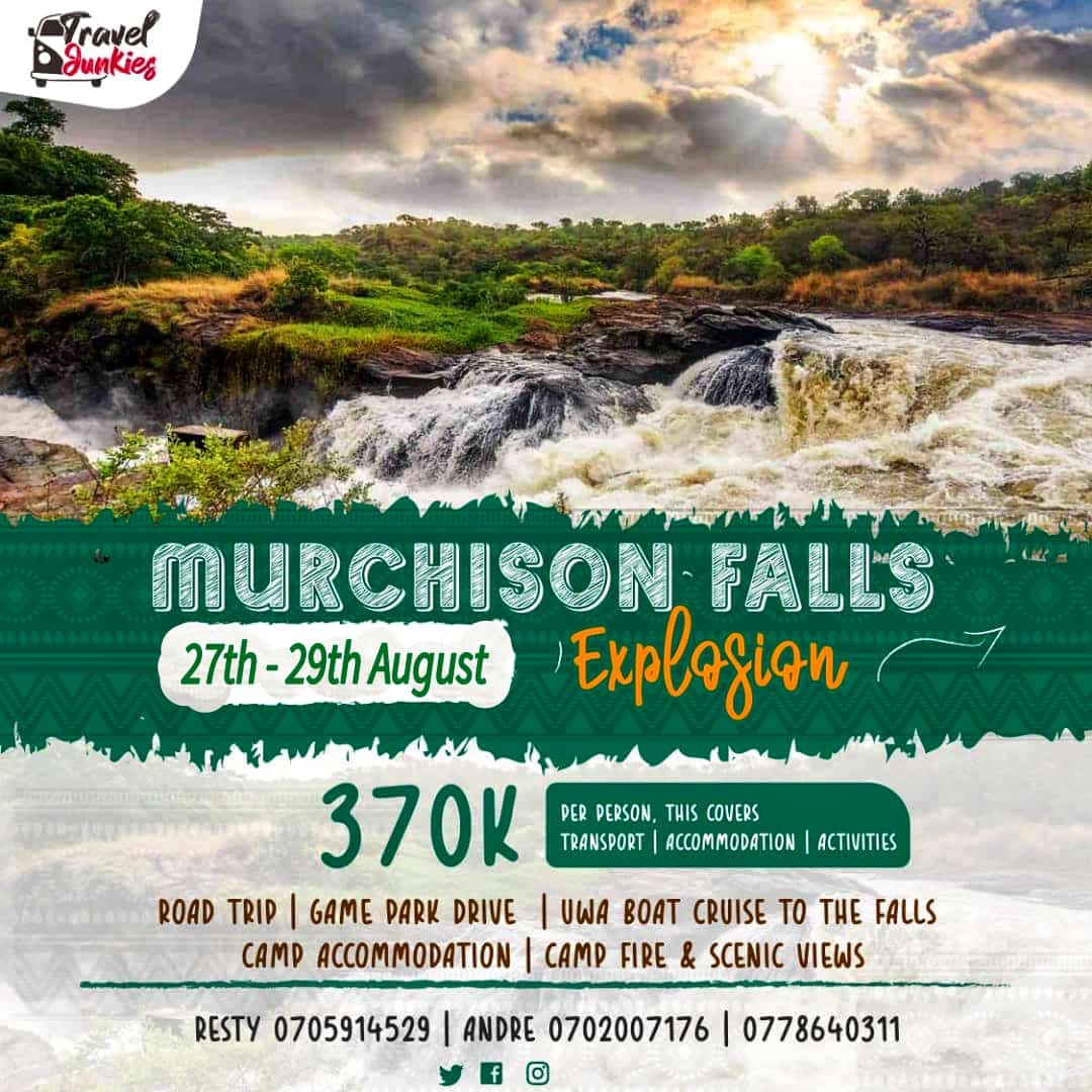 Travel with Bruce Dickson on this one. Lets get immersed in the beauty of Murchison Falls National Park the Largest NP in Uganda with alot of beauties to devour 😊😊. 
#poastar
#ThePearlOfAfrica 
#TravelUganda
#VisitMurchison
#PartyInTheWild