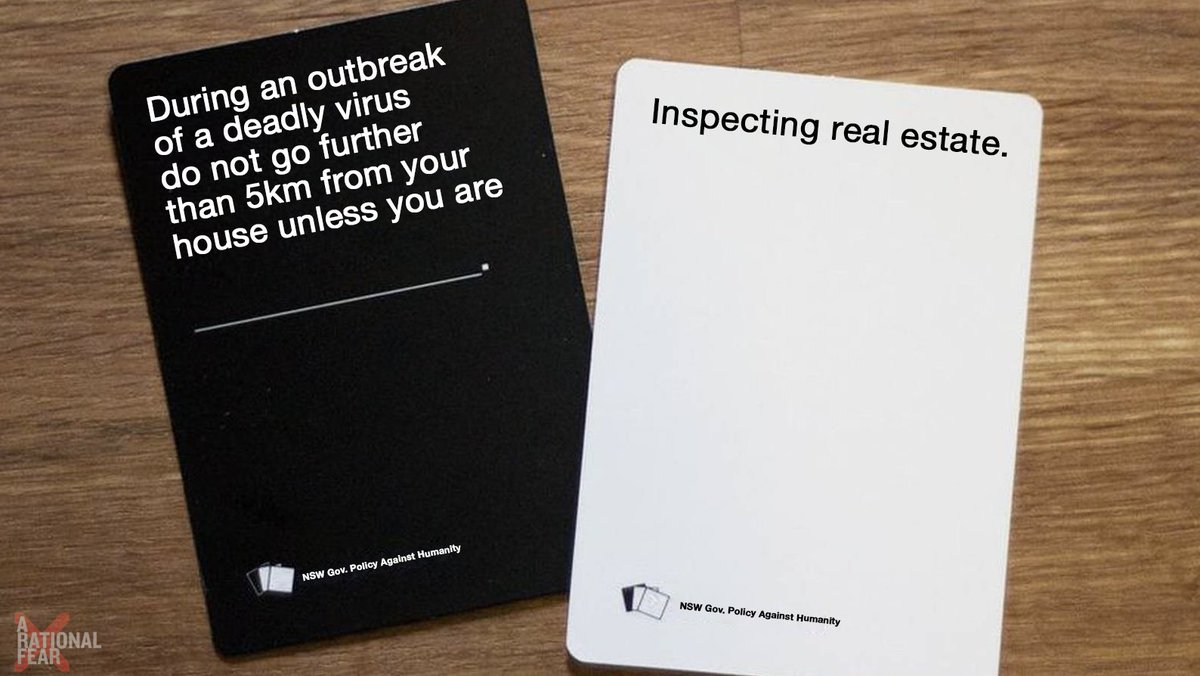 Give the NSW Government a break — it's hard to make public health policy using Cards Against Humanity.