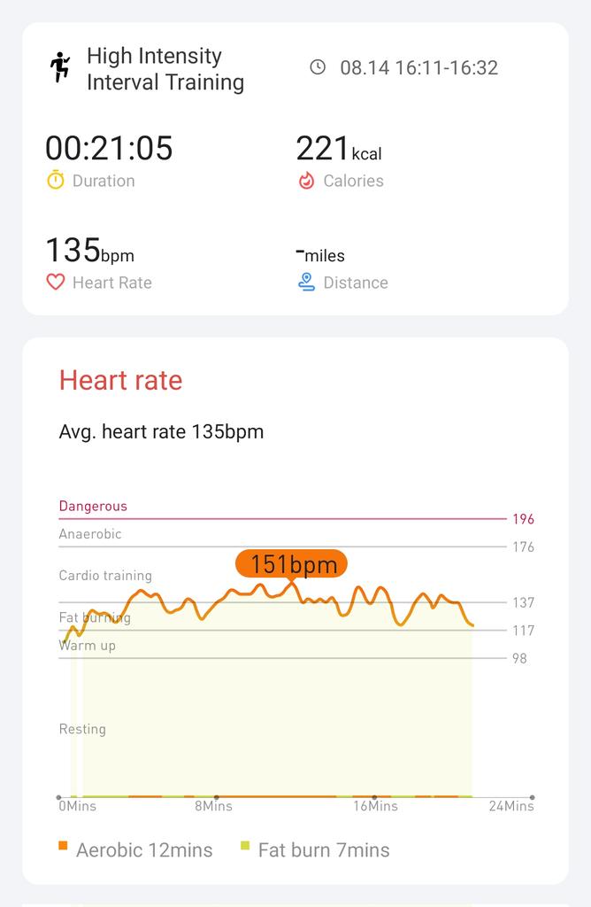 Day 16, after I finish this challenge I'm thinking of treating myself with a tub of ice cream😂

<a href="/Mobvoi_Official/">Mobvoi_Official</a>

#hiitchallengewithTicWatchE3