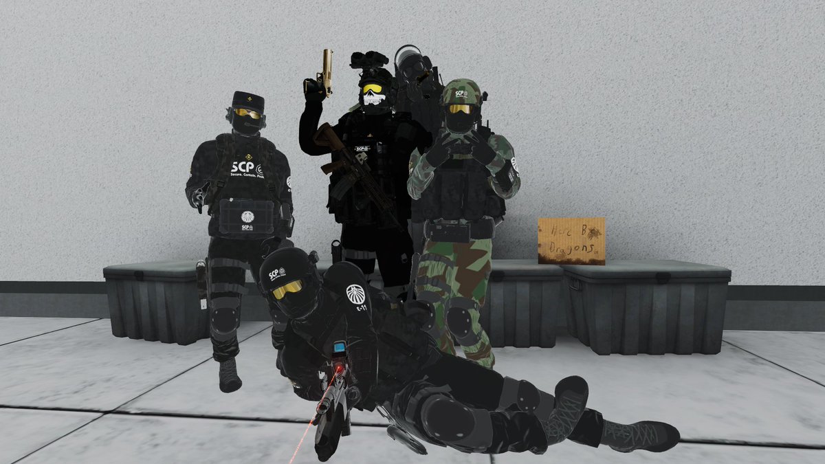 Join the SCP Foundation Mobile Task Force today! Contain SCPs with your  comrades and participate in different environments that will you enjoy. We  hope to see you there! : r/VRchat