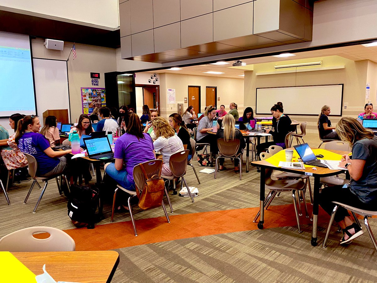 Our Ts have been working hard in preparation for our <a href="/MJEjags/">Jenks Elementary</a> ✨💜They’ve prepped their rooms, planned great lessons and participated in PD all week long 👩🏻‍🏫 We are so excited to welcome back our students next week! See you soon Jags 😉🐾 #KatyISD #MJEjags