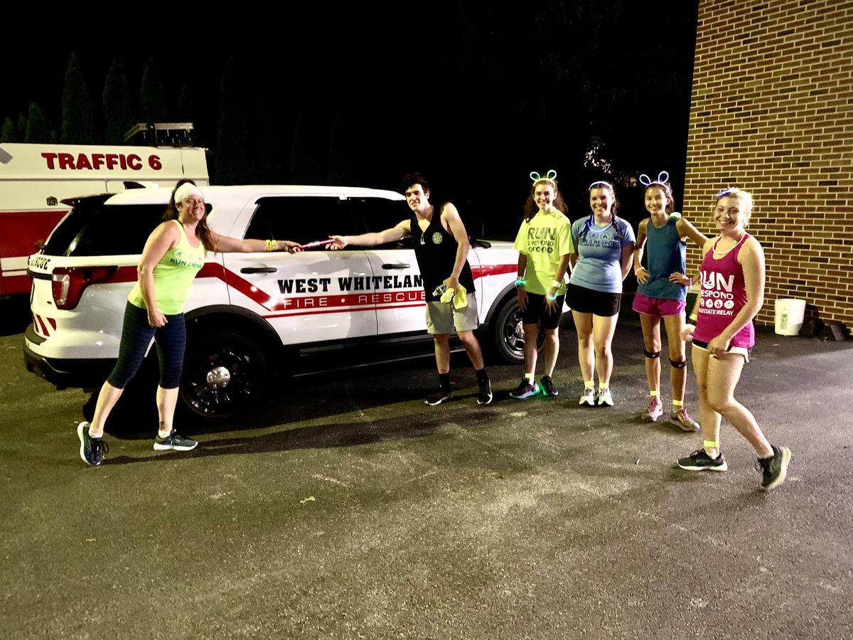 Run2Respond's tweet image. Sam taking the baton from tanya on the #run2respond relay stage 140. We are headed to @VictoryBeer next. 🍻