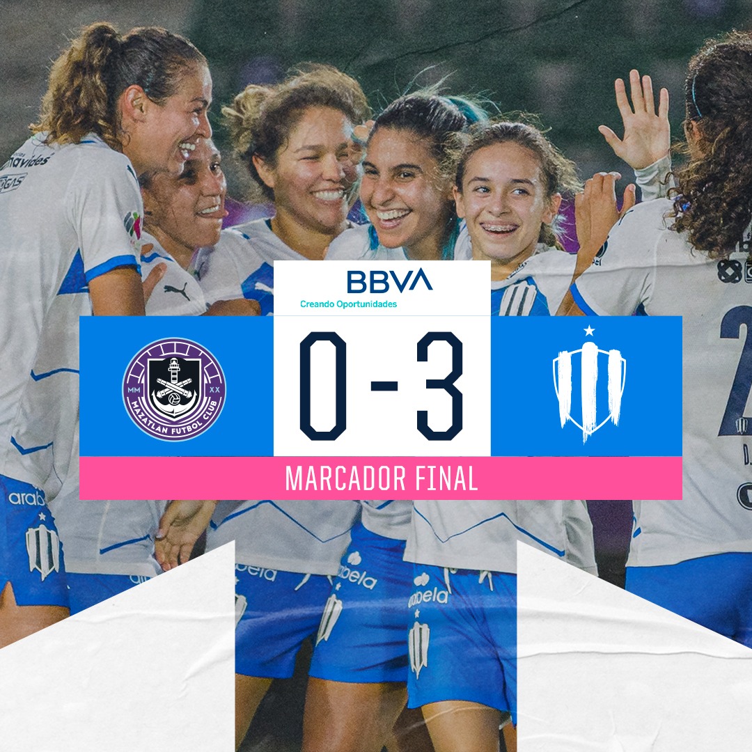 ⏱ | 90'+5 | FINAL | #MZT 0 - 3 #MTY

¡Se acabóooooo! Seguimos con la buena racha y sumamos tres puntos de visita 💪🏼

¡ARRIBA EL MONTERREY! 💙

<a href="/BBVA_Mex/">BBVA México</a> 
#EnLaVidaYEnLaCancha 🇫🇮