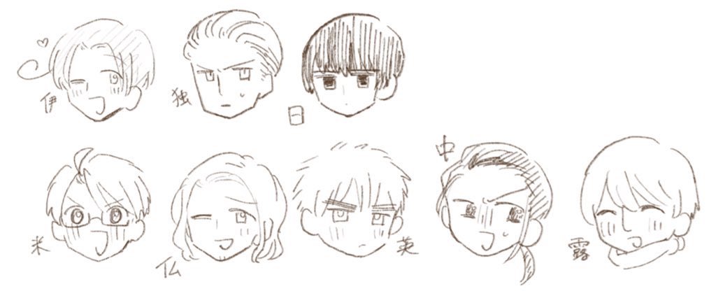 レ~スケくん達がやってたから便乗してうろ覚えで描いたやつ 