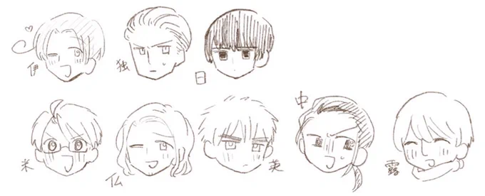 レ~スケくん達がやってたから便乗してうろ覚えで描いたやつ 