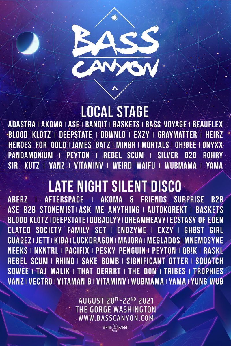 BASS CANYON 👀 

ARE YOU READY FOR A GOOD TIME? 
We have Blood Klotz, Endzyme AND Vectro playing BC this year. 

Catch @OfficBloodKlotz at the local stage, and @EndZymeOfficial &amp; @ohnovectro at the campground Silent Disco!