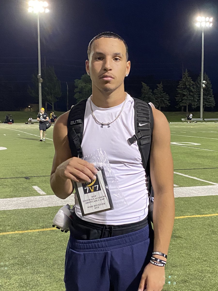 Great day today at the <a href="/MVPFA2016/">MVP FOOTBALL ACADEMY🇨🇦</a> showcase. Thank you to all the coaches who were in attendance. It was great to be back on the Field.