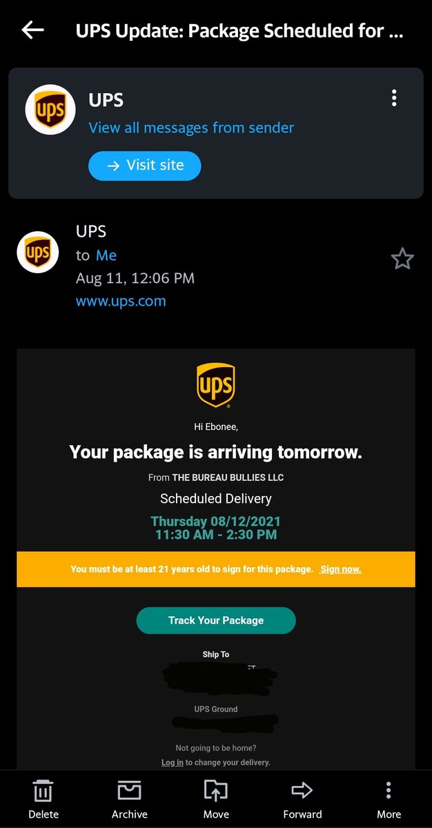 I'm bout to fight UPS! <a href="/BureauBullies/">TheBureauBullies</a>
