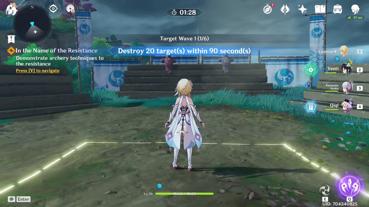 「Do you remember when the Traveler gave an archery demonstrat」Kineli 🤍💙🤍の漫画