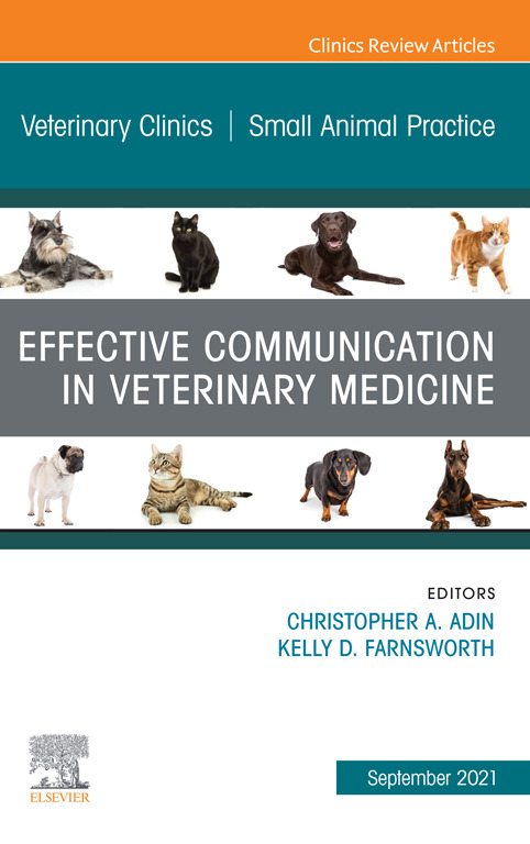 VetClinics's tweet photo. We are pleased to share our July issue of #VeterinaryClinics #SmallAnimalPractice on Effective Communication in Veterinary Medicine - Thank you to Drs. Christopher Adin, Kelly Farnsworth & their author team for an excellent issue: https://t.co/blA11lycNB https://t.co/XcQ9cPfrQz