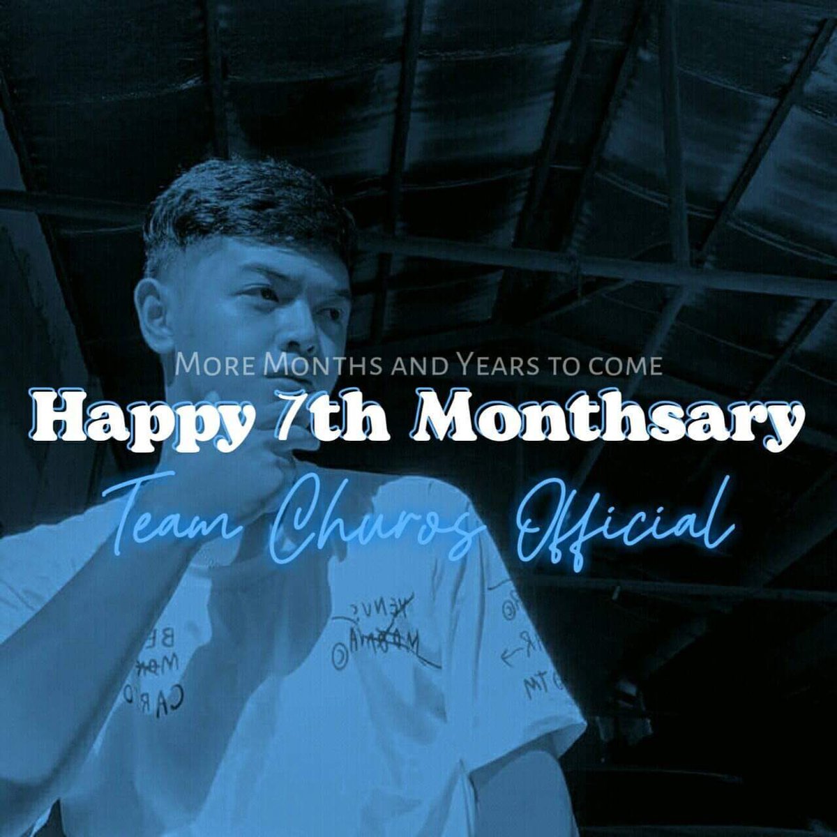 TeamChurosofc's tweet photo. HAPPY 7th MONTHSARY TEAM CHUROS💙 WE ARE ALL THANKFUL TO Y’ALL, THANK YOU FOR STAYING AND SUPPORTING OUR PAPI @LMusngi! 

More months to come for us Team Churos 😽💙 https://t.co/iOyg6JDZ2M