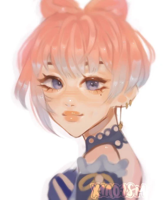 kokomi with short hair 🐇  #原神 