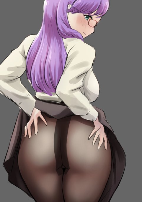 |ω・)つ(1時間で落書きチャレンジ。パンストに包まれたケツも描けないとケツ好き失格だよな、と思って描いてみたぬ) 